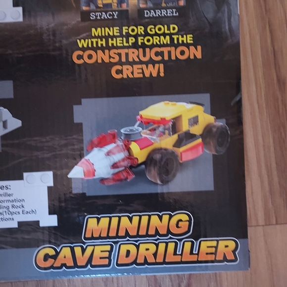 Block Tech Construction Crew Mining Cave Driller Building Set Sealed 204 Pieces - Picture 5 of 9
